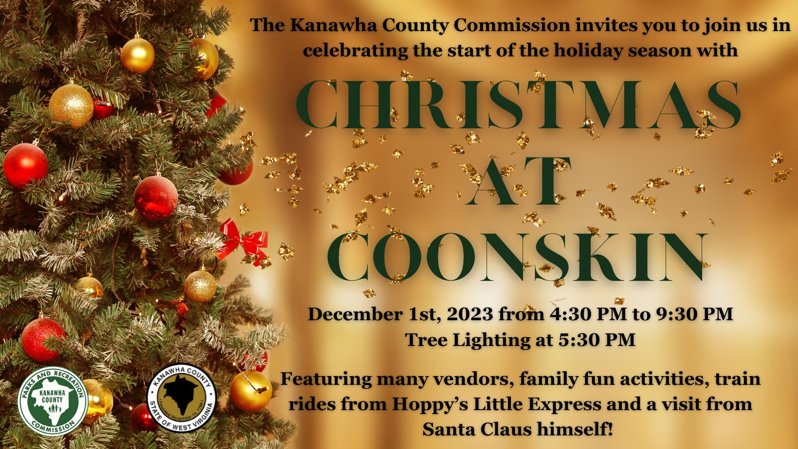 The Lights of Coonskin and Christmas at Coonskin Kanawha County Parks